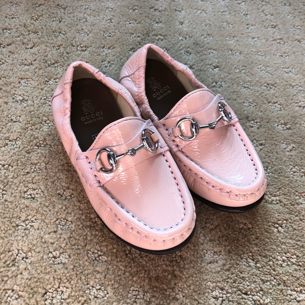 Gucci kids 24 pink shoes